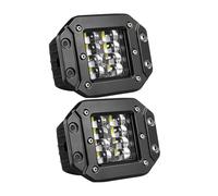 Milisten Foco LED de Conducción para Suv 5 4 160W Ip68 Resistente al Agua Luces de Trabajo LED Integradas para Coche Kit de 2 Unidades para Vehículos Todoterreno y Maquinaria