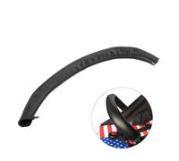 Milisten Funda De Cuero Para Manillar De Cochecito Cubierta Protectora Con Cierre Desmontable y Resistente Para Niño Niña y Bebés Color Negro