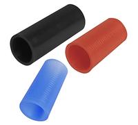 Milisten Funda De Silicona Para Mástil De Saxofón Curvado, 3 Piezas Multicolor (rojo, Azul, Negro), Accesorio Reutilizable Para Saxófono Profesional, Repuesto Para Instrumentos Musicales