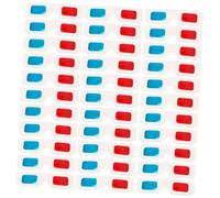 Milisten Gafas De Papel 3D Anaglifo Rojo Azul Paquete De 60 para Ver Revistas y Fotos 3D En Casa y Compartir Familia y Amigos Ligeras