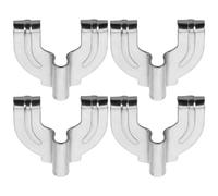 Milisten Gancho de Garra para Instrumento de Percusión, 4 Piezas de Repuesto, Material Resistente, Compatible Batería y Bombo, Accesorio Portátil para Batería Electrónica, Uso Profesional