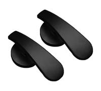 Milisten Gancho para Cortina de Pared 2 Piezas de Aleación de Aluminio 65 MM Soporte para Colgar Cortinas en Dormitorios y Salones Montaje Sencillo