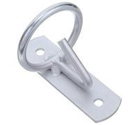 Milisten Gancho para Cubo de Agua de Hierro Plata con Tornillos para Colgar en Establos y Remolques, Soporte Estable para Cubos en Organización de Graneros