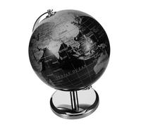 Milisten Globo Terráqueo Decorativo Europeo con Soporte Metálico Negro y Plata para Escritorio Oficina Hogar Aula con Etiquetas Inglés