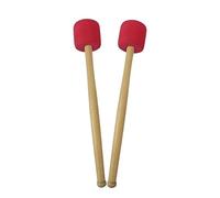 Milisten Glockenspiel Palos 1 unid Caja Clara Maja Con Mango De Madera Tambor De Espuma Pequeños Tambor Para Batería De Mármol De Espuma De Percusión Bajo Gong