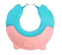 Milisten Gorro De Baño Ajustable Protector De Orejas Diseño De Cerdo Para Niños Lavado De Pelo Práctico