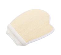 Milisten Guantes Exfoliantes Limpieza Profunda y Producción de Espuma Abundante de Lufa Natural Beige Accesorios Ideales para Baño para Cuidado Corporal