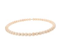 Milisten Guirnalda De Perlas De Madera Aro De Inoxidable Para Decoración De Rústicas y Accesorios De Boda Para Decoración Del y Celebraciones