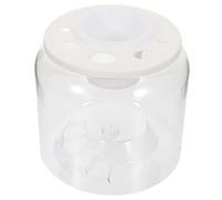 Milisten Hábitat para Tortugas De Plástico Acuario con Decoración De Reptiles Plataforma Grande para De Observar