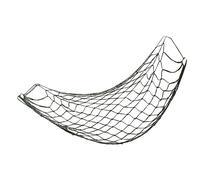 Milisten Hamaca De Cuerda De Nailon 200x120 Cm para Exterior Verde Militar, Cama Colgante De Malla Gruesa Resistente para Camping, Senderismo y Jardín