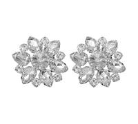 Milisten Hebillas de Zapatos Gemas de Imitación Desmontables, Clips Decorativos de Cristal para Fiesta y Banquete, 2 Piezas para Mujeres Elegantes