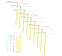 Milisten Helicópteros de Juguete Voladores Color Aleatorio 80 Piezas de Plástico Forma Simple para Desarrollar Coordinación Mano-Ojo y Ejercicio Físico para Niños al Aire Libre