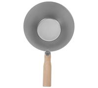 Milisten Herramienta de Enlucido Pala de Acero Inoxidable y Mango de Madera, Cubo para Cemento y Yeso para Uso en Construcción y Trabajos de Yesero