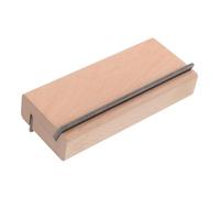 Milisten Herramienta de Reparación para Trastes de Guitarra Doble Cara con Mango de Madera Nivelación y Pulido Precisos Kit Esencial para Luthiers y de Instrumentos de Cuerda