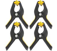 Milisten Herramientas para reparar teléfonos celulares 4 clips de plástico negro con ventosa y muelle para fijación firme en pantallas LCD de dispositivos con adhesivo, pack de 4 unidades