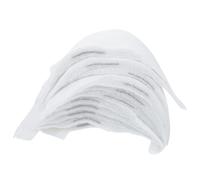 Milisten Hombreras de Algodón para Traje y Camisa, Tamaño Grande, Blancas, 25 Pares por Set, Almohadillas para Flexiones de Hombros, Accesorio para Trajes de Negocios y Uso Diario,