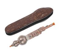 Milisten Hulusi Flauta De Calabaza Instrumento Musical Étnico Color Natural Estándar Material Para Interpretaciones Tradicionales