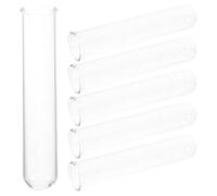 Milisten Jarrón Hidropónico de Vidrio Transparente 6 Piezas 20x100 Mm 15 Ml Tubos de Ensayo Pequeños para Decoración de Mesa y Cultivo Hidropónico en Interiores