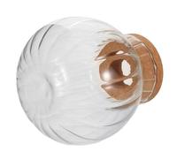 Milisten Jarrón Hidropónico de Vidrio Transparente Mini, Terrario para Plantas Acuáticas y Esquejes, Maceta Ecológica Pequeña para Escritorio y Decoración Interior