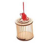 Milisten Jaula para Grillos y Libélulas De Madera Portátil, Jaula Redonda para Transporte De Insectos, Caja De Observación Natural para Exterior, Apta para Niños y Amantes De Insectos