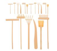 Milisten Juego De 3 Rastrillos para Mesa De Arena Mini Rastrillo De Jardín Zen para Tierra De Jardín Arena