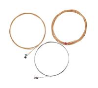 Milisten Juego De 6 Cuerdas Para Guitarra Acústica Folk, Kit De Reemplazo De Cuerdas De Metal 80 Cobre (011), Accesorio Resistente y Duradero Para Músicos Principiantes y Profesionales