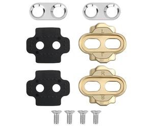 Milisten Juego de Calas para Pedales de Bicicleta - Compatible con Sistemas Crankbrothers Eggbeater, Candy y Mallet - Calas de Latón Resistentes para Zapatillas de Ciclismo y Carretera - Kit de 2