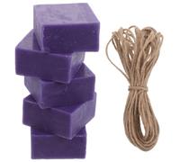 Milisten Juego de Jabones Artesanales Aroma a Lavanda y Uva, Barra de Jabón sin Terminar, Material Creativo, Adecuado para Limpieza Facial y Lavado de Manos
