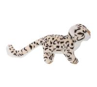 Milisten Juguete De Peluche Simulado De Leopardo De Nieve Adorable Muñeco De Peluche para Decoración De Sofá y Dormitorio para