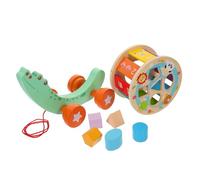 Milisten Juguete Educativo de Madera para Formas Geométricas de Clasificación y Didáctico para Pequeños Seguro y Pulido para Aprendizaje y Desarrollo Infantil