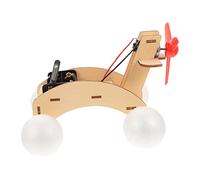 Milisten Juguete Educativo de Montaje de Barco de Viento de Madera para Kit DIY de para Desarrollar Habilidades Cognitivas para Proyectos Escolares y Manualidades Infantiles