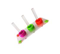 Milisten Juguete Educativo para Anillo de Interactivo para Pájaros Diversión y Ejercicio para Periquitos y Cotorras Color de Anillo Aleatorio