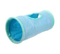 Milisten Juguete Túnel para Gatos Plegable con Mirilla y Pelota de Peluche para Jugar Interiores para Gatitos y Gatos Grandes