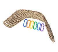 Milisten Juguetes de Hamaca para Pájaros Percha Colgante Soporte para Trepar para Loros y Periquitos Juguete Colgante Decorativo para Hamaca Jaula