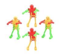 Milisten Juguetes de Niño Soldados de Plástico Mecanismo de Cuerda, Juguetes Sensoriales para Aliviar el Estrés y Decoración Práctica para Escritorio en Pack de 4 Piezas Color Aleatorio