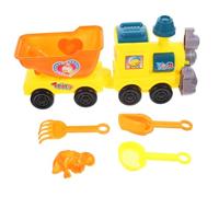 Milisten Juguetes De Playa Tren De Dibujos Animados Juguete para Jugar Moldes De Arena y para Carretilla Infantil y para Construir Castillos De Arena
