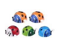 Milisten Juguetes para Niños 10 Unids Dibujos Animados Ladybug Wind Up Toy Crawling Mini Colorido Clockwork Toys Pascua Regalo de Cumpleaños Color Aleatorio Juguetes De Los Niños