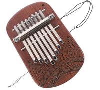 MILISTEN Kalimba De 8 Tonos Martillo De Afinación De Piano Kalimba Arcoiris Piano Instrumento Musical Pulgar Piano De Dedo Africano Piano De Pulgar Mbira Niño Metal Portátil