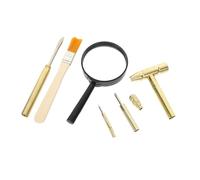 Milisten Kit de Excavación Arqueológica para Herramientas DIY con Martillo Metálico y Cepillo Juego Educativo de Descubrimiento de Gemas y Fósiles