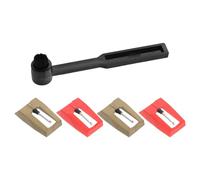 Milisten Kit de Lápiz Óptico para Tocadiscos de Vinilo Incluye Cepillo Limpiador de Agujas para Fonógrafo Aguja de Repuesto para Discos Cartucho para Tocadiscos Kit de Cepillos Limpiadores