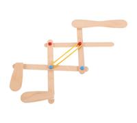 Milisten Kit de Mano Mecánica de Madera Educativo DIY de Ingeniería Mecánica Aprendizaje Interactivo Tecnología