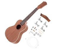Milisten Kit de Ukulele DIY para Materiales para Construcción Manual Ukelele Pintable de Colores Surtidos Instrumento Musical para Desarrollo de Habilidades y Familiar