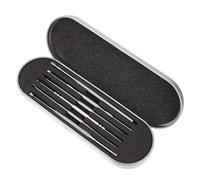 Milisten Kit para Eliminar Cerumen 6 Piezas Cucharas de Acero Inoxidable para Masaje y Limpieza Diaria del Canal Auditivo en Familia o Viajes