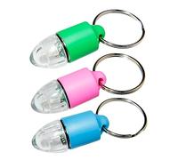 Milisten Lámpara Colgante Luminosa para Mascotas Antipérdida, Luz LED de Seguridad Nocturna, 3 Piezas Azul Verde Rosa, Colgante Compacto para Exterior y Paseo, Accesorios para Perros
