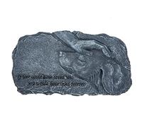 Milisten Lápida De Resina para Mascotas Conmemorativa Resistente Al Agua Adecuado para Jardín Patio Escaleras