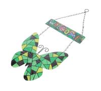 Milisten Letrero De Bienvenida De De Decorativo Para Jardín y Adorno Colgante Para Interiores y Exteriores