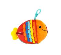 Milisten Libro De Educativo Para Bebés Libro Blando y Lavable Juguete Para Primeros Meses Sin Olor Seguro y Reutilizable Con Personajes De Peces Coloridos Para Desarrollo Temprano y Regalo