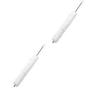 Milisten Limpiador De Flauta 2 Piezas Cepillo De Limpieza Para Pajitas Limpiador De Pipa De Flauta De Cepillo Para Limpiar Tubos De Cuidado Herramienta De Reparacion