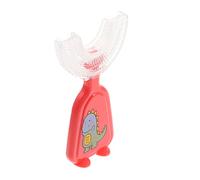 MILISTEN Los Niños- En Forma de Cepillo de Dientes de Dinosaurio de Dibujos Animados Manual de Formación Cepillo de Dientes Cepillo de Silicona Cabeza 360 ° Oral de Limpieza de Los Dientes