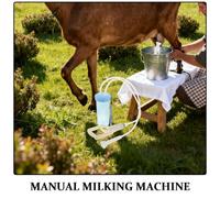 Milisten Manual Sheep Milking Machine Kit Portable Handheld Milker With Suction Pump For Farm Use Reusable Goat And Sheep Milk Extractor